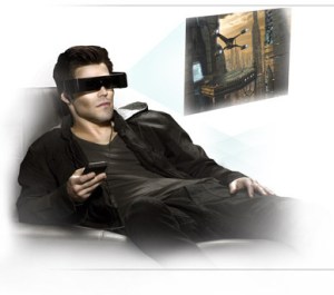 Epson Moverio BT-100 Somehow, not that cool.